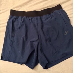 Asics Men's Navy Athletic Shorts